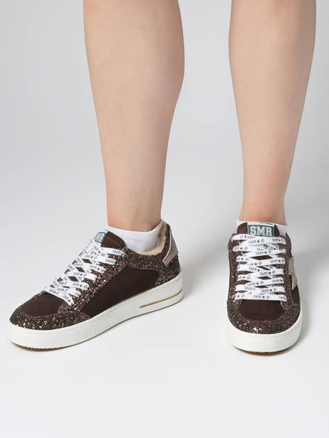 Sneakers Noubar Uit Leder Semerdjian Bruin women NOUBAR ander zicht 1